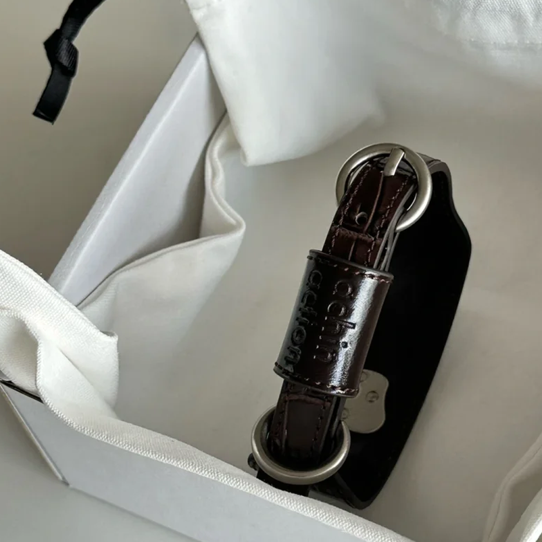 Wide Leather Dog Collar – For Small & Medium Dogs