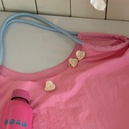 Summer Heart Mini Clips