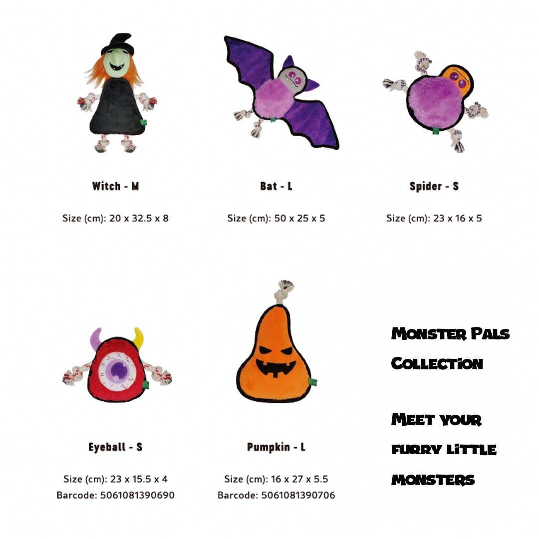 Monster Pals Plush Pet Toys 👾