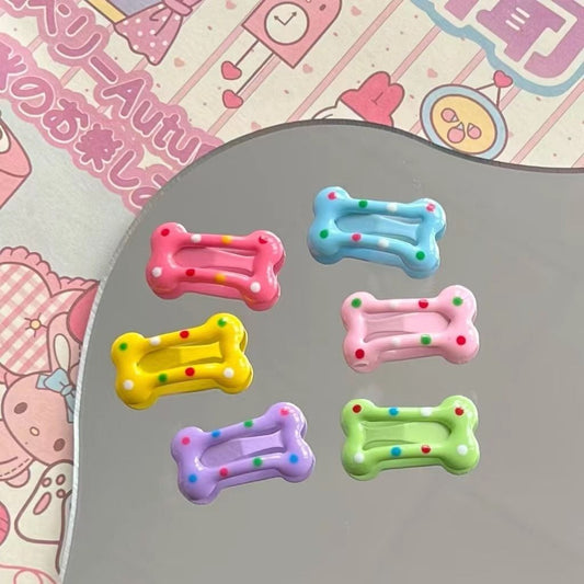 Candy Bone Mini Clips