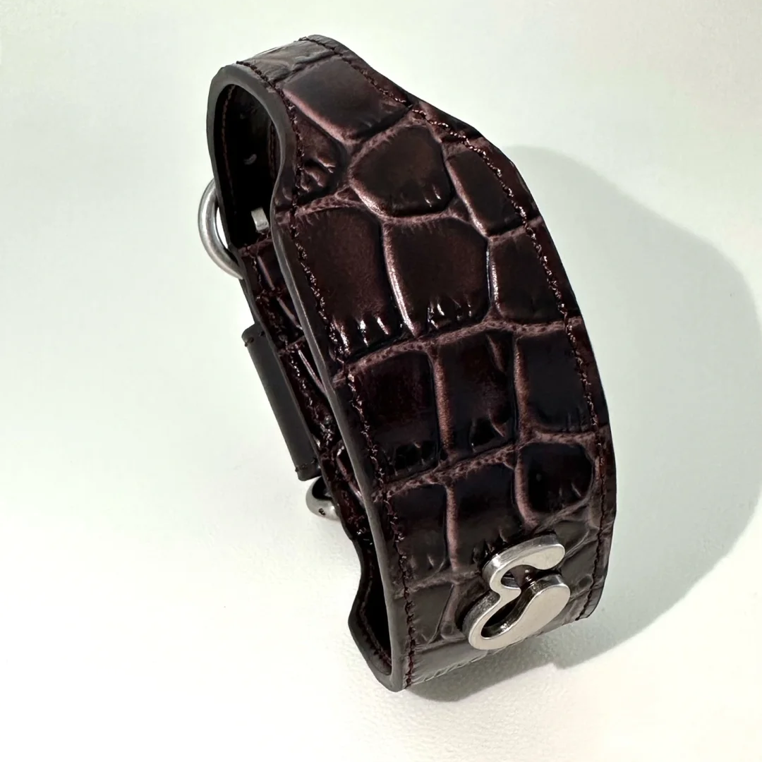 Wide Leather Dog Collar – For Small & Medium Dogs