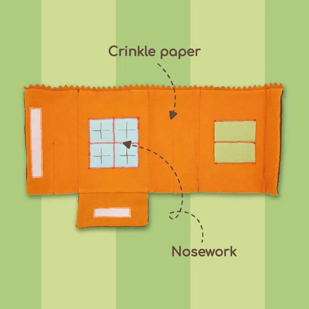 Waffle + Paper Bag Combo - Dog Sniffing Toy
