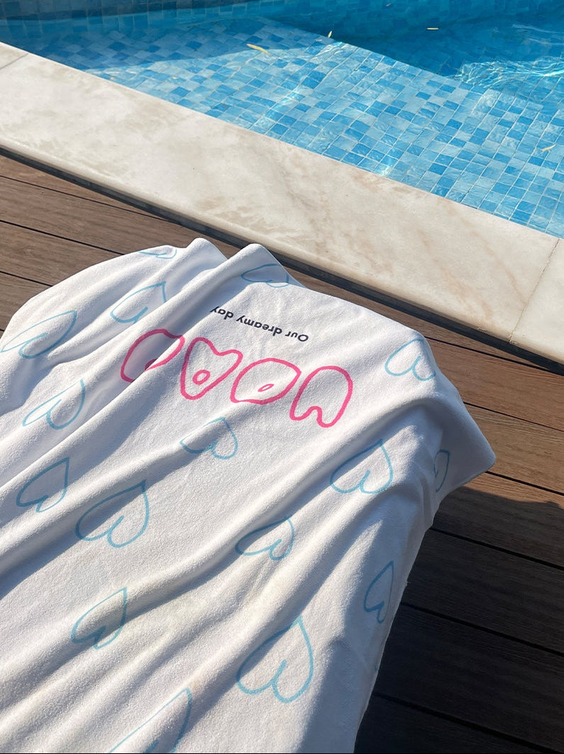 Heart Beach Towel