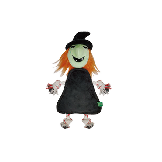 Halloween Eco-Friendly Plush Pet Toy - witch