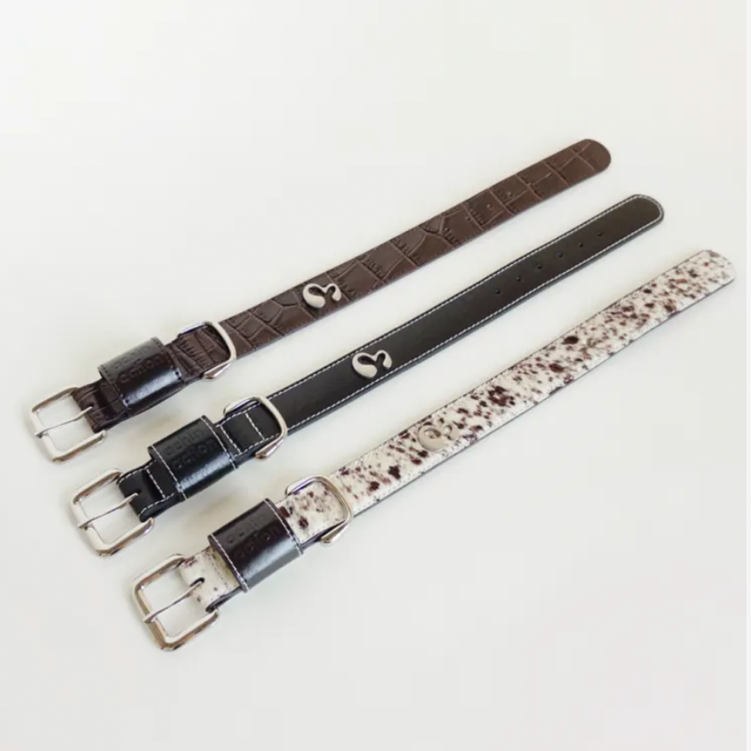 Vintage Leather Dog Collar