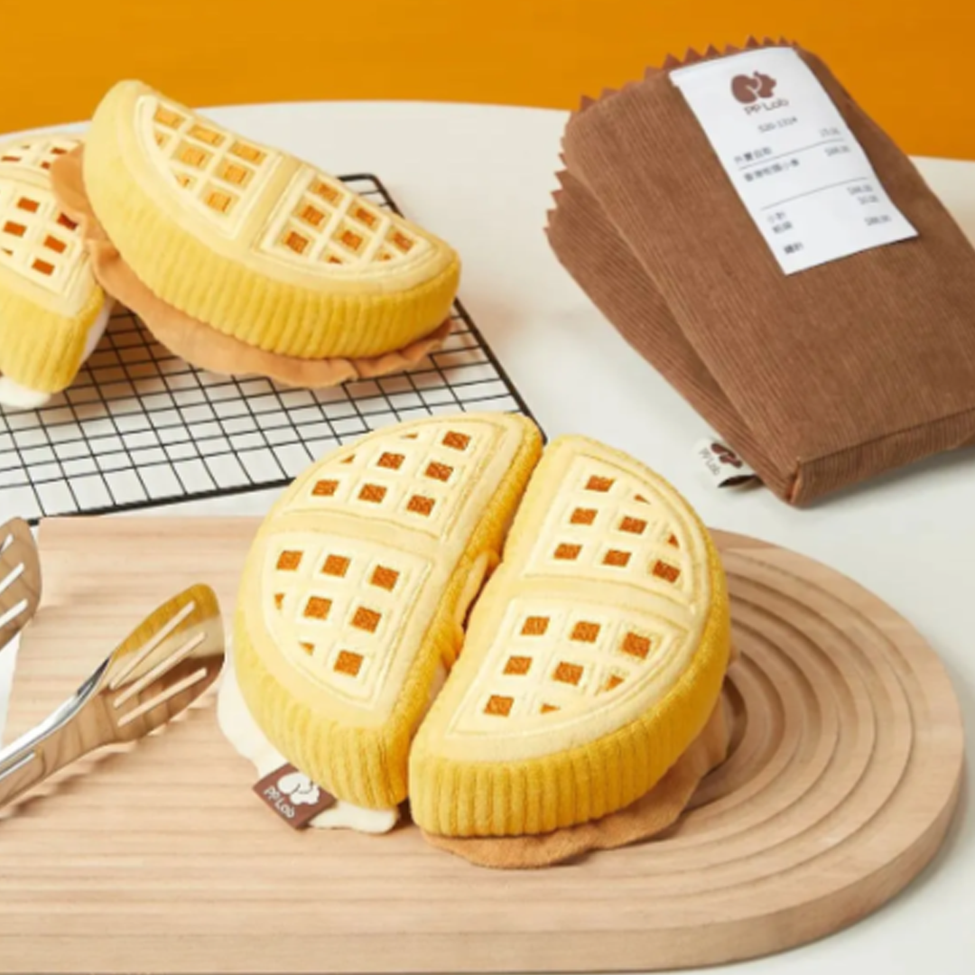Waffle + Paper Bag Combo - Dog Sniffing Toy